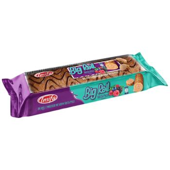 Insifa Big Roll Sponge Cake and Cream Roll with Berry Flavor 300g - buy, prices for Epicentr FOOD - photo 1