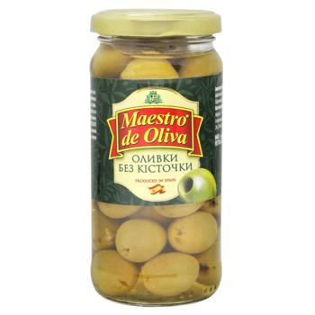 Maestro de Oliva Pitted Olives 235g - buy, prices for NOVUS - photo 1