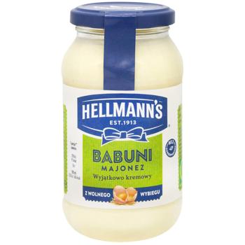Майонез Hellmann's Babuni 64% 340мл - купити, ціни на За Раз - фото 1