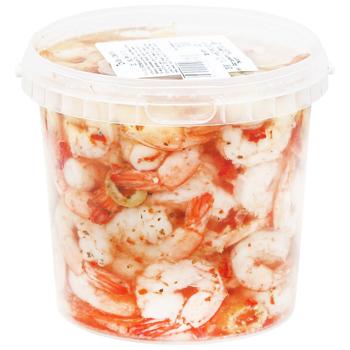 Chilled Shrimp with Spices in Oil