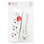 Подовжувач Тecco 3 розетки 3м