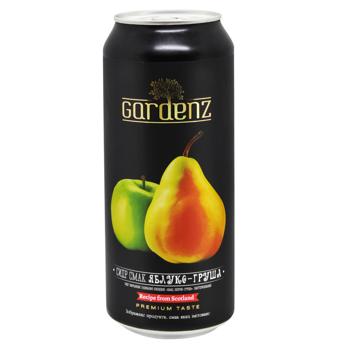 Сидр Gardenz со вкусом яблока и груши 5,4% 0,5л - купить, цены на КОСМОС - фото 1