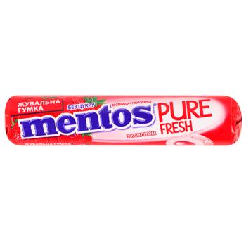 Mentos Pure Fresh Strawberry Chewing Gum 15.75g - buy, prices for Ideal - photo 1