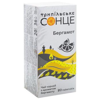 Чай черный Трипольское Солнце Бергамот 1,8г*20шт - купить, цены на - фото 3