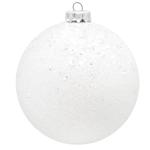 Christmas ball Without brand white 6pcs 100mm Ukraine