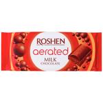 Шоколад молочний Roshen пористий 80г