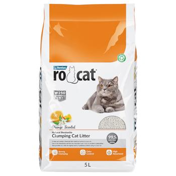 RoCat Orange Scented Bentonite Cat Litter 5l