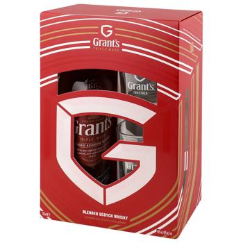 Grant's Family Reserve whisky 40% 0.7l + 2 glass - buy, prices for COSMOS - photo 1