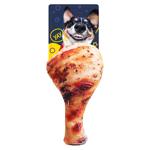 Игрушка для собак DGT-Pets Куриная ножка с пищалкой 9х9х20см
