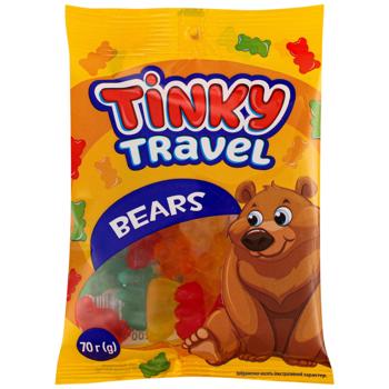 Конфеты Tinky Travel Bears желейные 70г - купить, цены на Эпицентр FOOD - фото 1