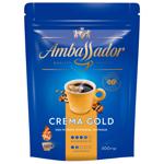 Кофе Ambassador Crema Gold растворимый сублимированный 300г