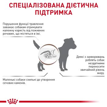 Royal Canin Gastrointestinal Low Fat Small Dry Food for Small Dogs with Gastrointestinal Diseases 1.5kg - buy, prices for MasterZoo - photo 2