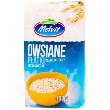 Flakes Melvit oat 400g - buy, prices for WINETIME - photo 1