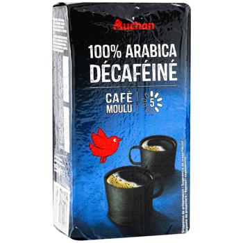 Auchan Arabica Ground Coffee without Caffeine 250g - buy, prices for Auchan - photo 2