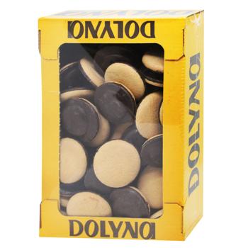 Печенье Dolyna Галиция с желе со вкусом вишни в кондитерской глазури 500г