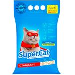 Наповнювач гігієнічний SuperCat Стандарт для котів деревинний 3кг