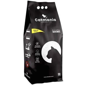 Catmania бентонітовий наповнювач 10 л - ваніль - купити, ціни на MasterZoo - фото 1