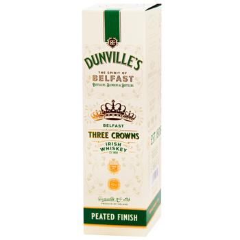 Віскі Dunville’s Three Crowns Peated 43,5% 0,7л - купити, ціни на WINETIME - фото 2