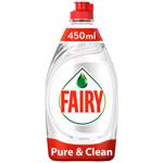 Fairy Pure & Clean Dishwashing Liquid 450ml