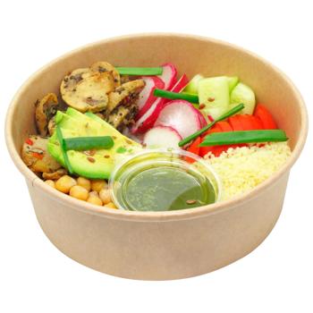 The Local Food Vegan Bowl with Mushrooms 420g - buy, prices for COSMOS - photo 1