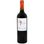 Вино G7 Carmenere червоне сухе 14% 0,75л