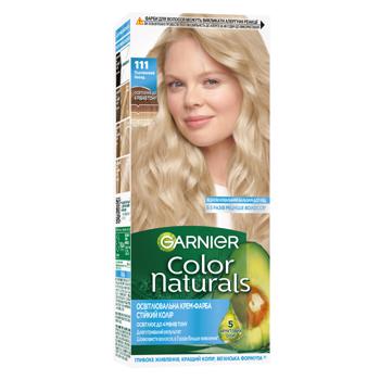 Краска для волос Garnier Color Naturals 111 Платиновый блондин - купить, цены на КОСМОС - фото 1