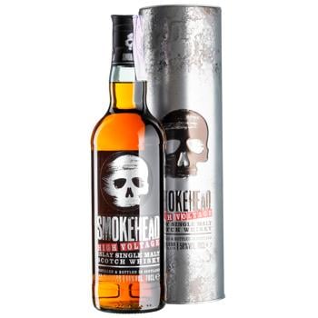 Smokehead High Voltage Whiskey 58% 0.7l in tube