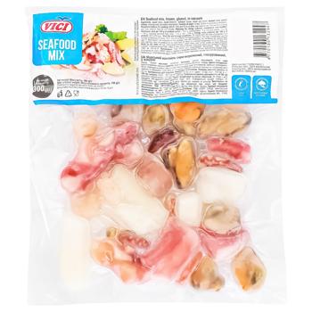 Морской коктейль Vici глазурированный свежемороженый 300г - купить, цены на Восторг - фото 1