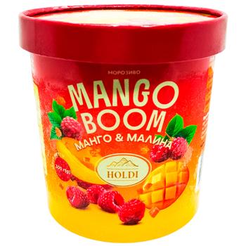 Морозиво Холді 300г Манго-малина зі шматочками печива та полуничним кранчем - купити, ціни на Восторг - фото 1
