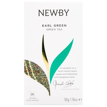 Чай зелений Newby Earl Green 2г*25шт - купити, ціни на ULTRAMARKET - фото 2