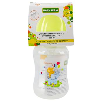 Baby Team Wide Neck Bottle 250ml - buy, prices for - photo 2