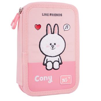 Пенал Yes Line Friends Pretty Choco and Cony твердий подвійний - купити, ціни на - фото 2