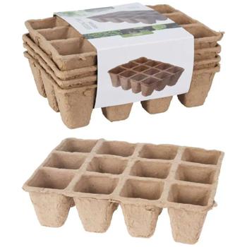 Набор стаканов для рассады 4шт по 12 отделений 160*120*45мм - купить, цены на Таврия В - фото 1