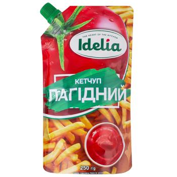 Кетчуп Idelia Лагідний 250г - купити, ціни на ЕКО Маркет - фото 1