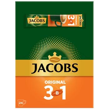 Jacobs 3in1 Original Instant Coffee Drink 12g x 24pcs - buy, prices for METRO - photo 1