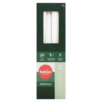 Bolsius Candles 24.5x2.4cm 4pcs White - buy, prices for NOVUS - photo 2