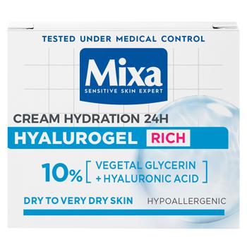 Mixa Rich Hyalurogel for Dry and Very Dry Skin 50ml - buy, prices for MegaMarket - photo 1