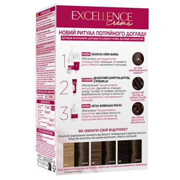 L'Oreal Excellence Creme 5.00 Light Brown Cream Hair Dye - buy, prices for MegaMarket - photo 2