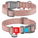 Нашийник для собак COLLAR WOUDOG Світловідбиваючий M - коричневий