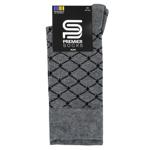 Premier Socks Premium Men's Socks s.29 Light Grey Rhombus