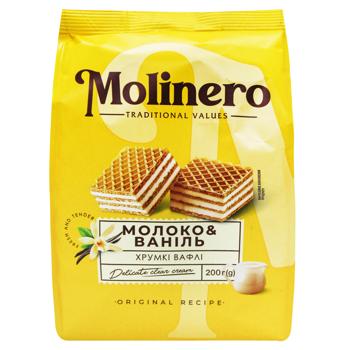 Вафли Molinero с молочно-ванильным вкусом 200г - купить, цены на - фото 2