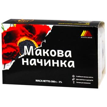 Маковая начинка Золотая Миля 500г - купить, цены на Чудо Маркет - фото 1