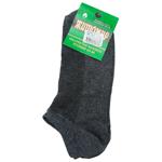 Носки Житомир мужские короткие сетка р.43-45 серый