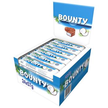 Батончик Bounty в молочно-шоколадной глазури с кокосовой начинкой 57г - купить, цены на METRO - фото 3