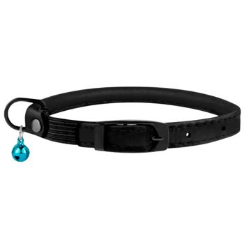 Barksi BronzeDog Premium шкіряний нашийник для котів XXS - чорний - купить, цены на MasterZoo - фото 1