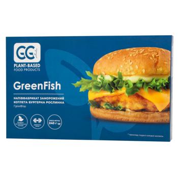 GreenGo GreenFish Burger Plant-Based Fish Cutlet 240g - buy, prices for - photo 1