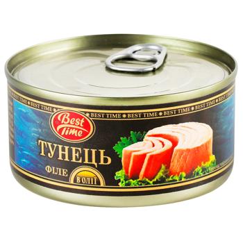 Best Time Tuna Fillet in Oil 185g - buy, prices for - photo 1