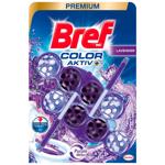 Bref Color Aktiv Lavender Toilet Block 100g