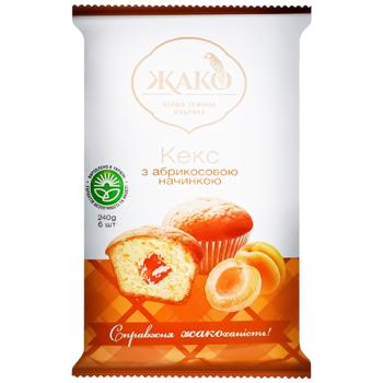 Jaco Cupcake with Apricot Filling 240g