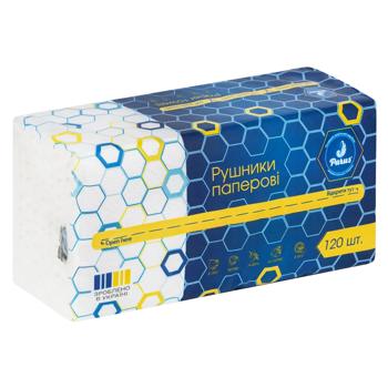 Полотенца бумажные белый - купить, цены на Идеал - фото 1